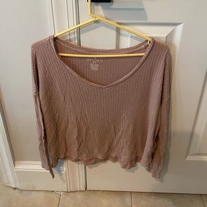 Soft and Sexy American Eagle Pink Long Sleeve Top